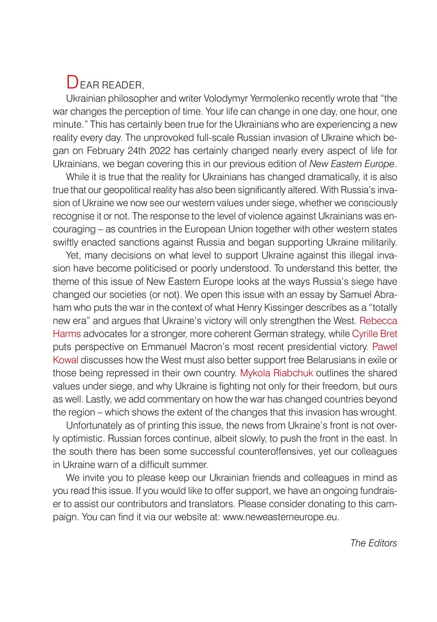 New Eastern Europe Preview Pages