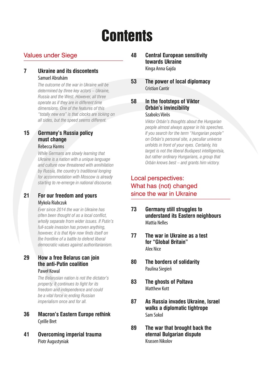 New Eastern Europe Preview Pages