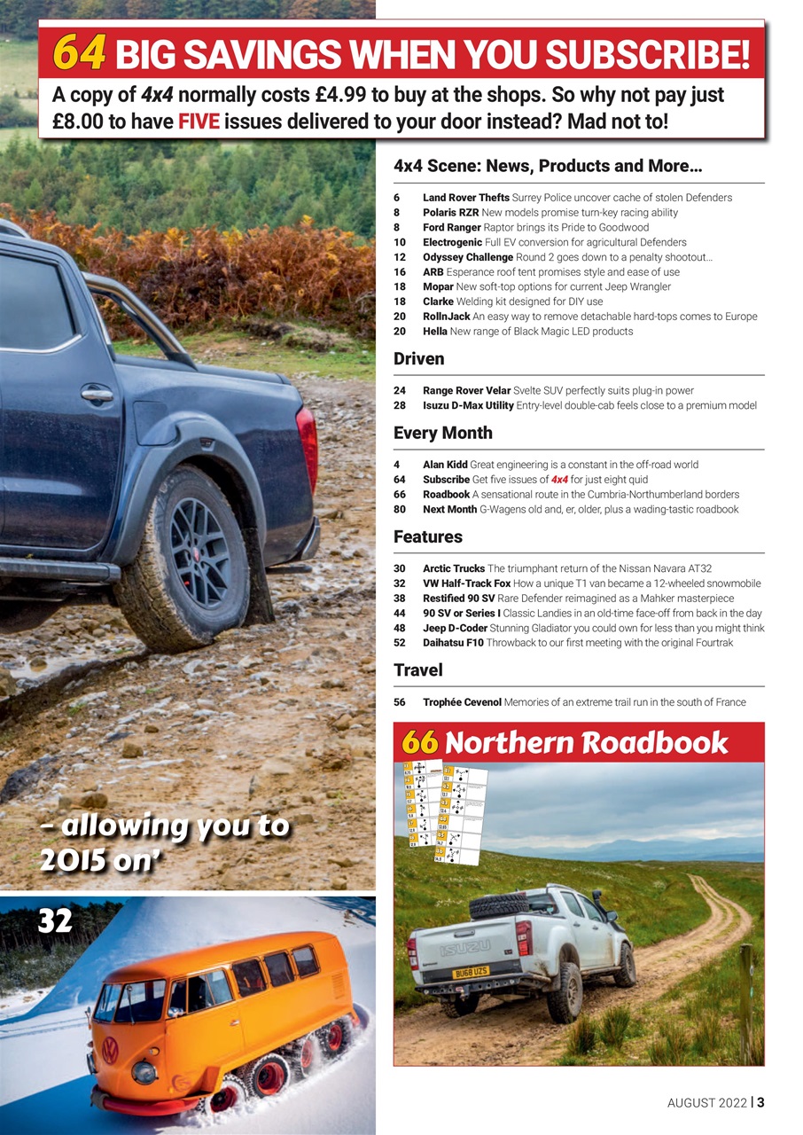 Overlander 4X4 Preview Pages