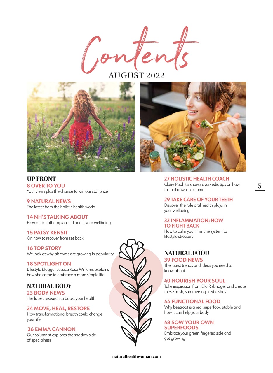 Natural Health Preview Pages