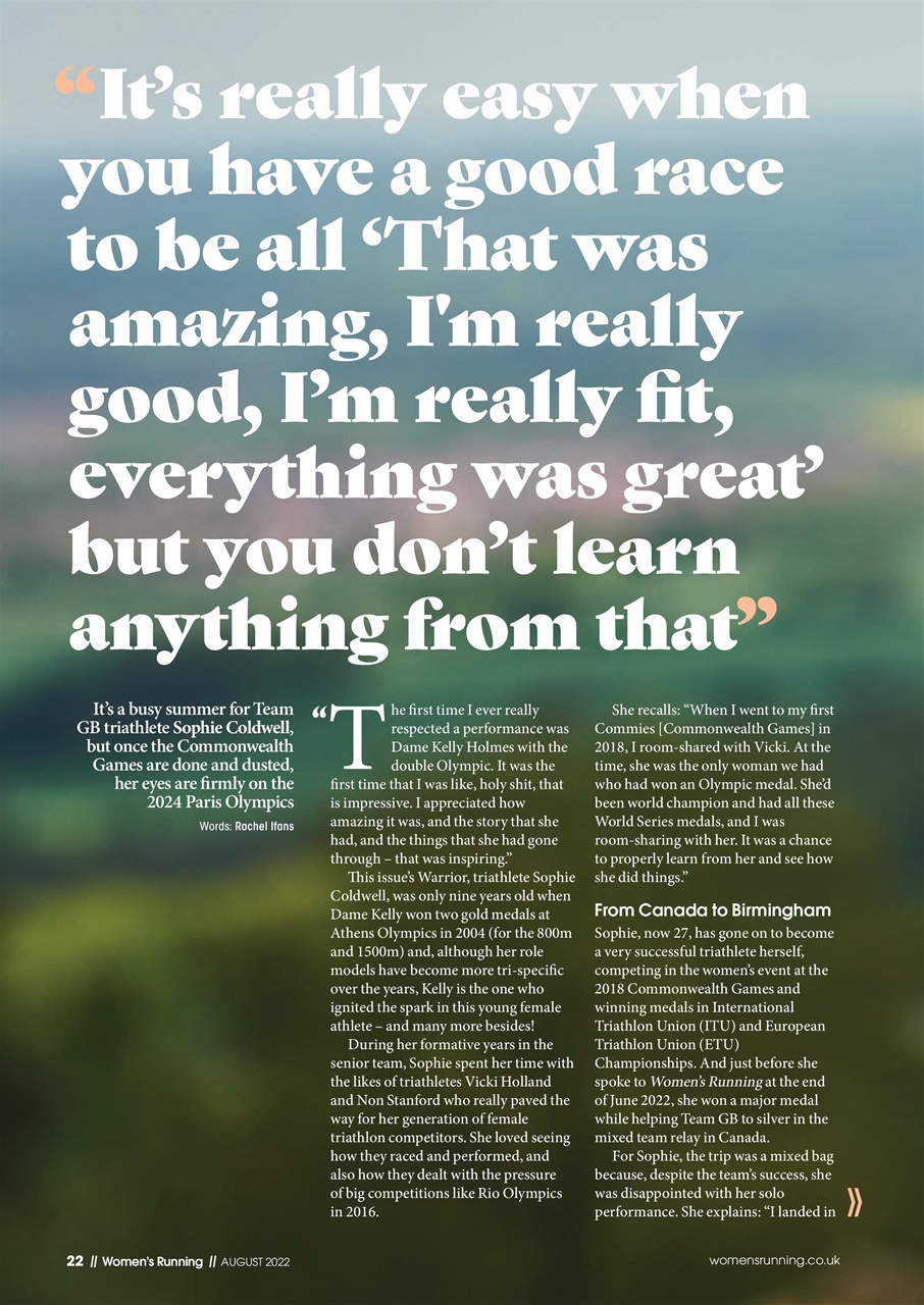 Women’s Running Preview Pages