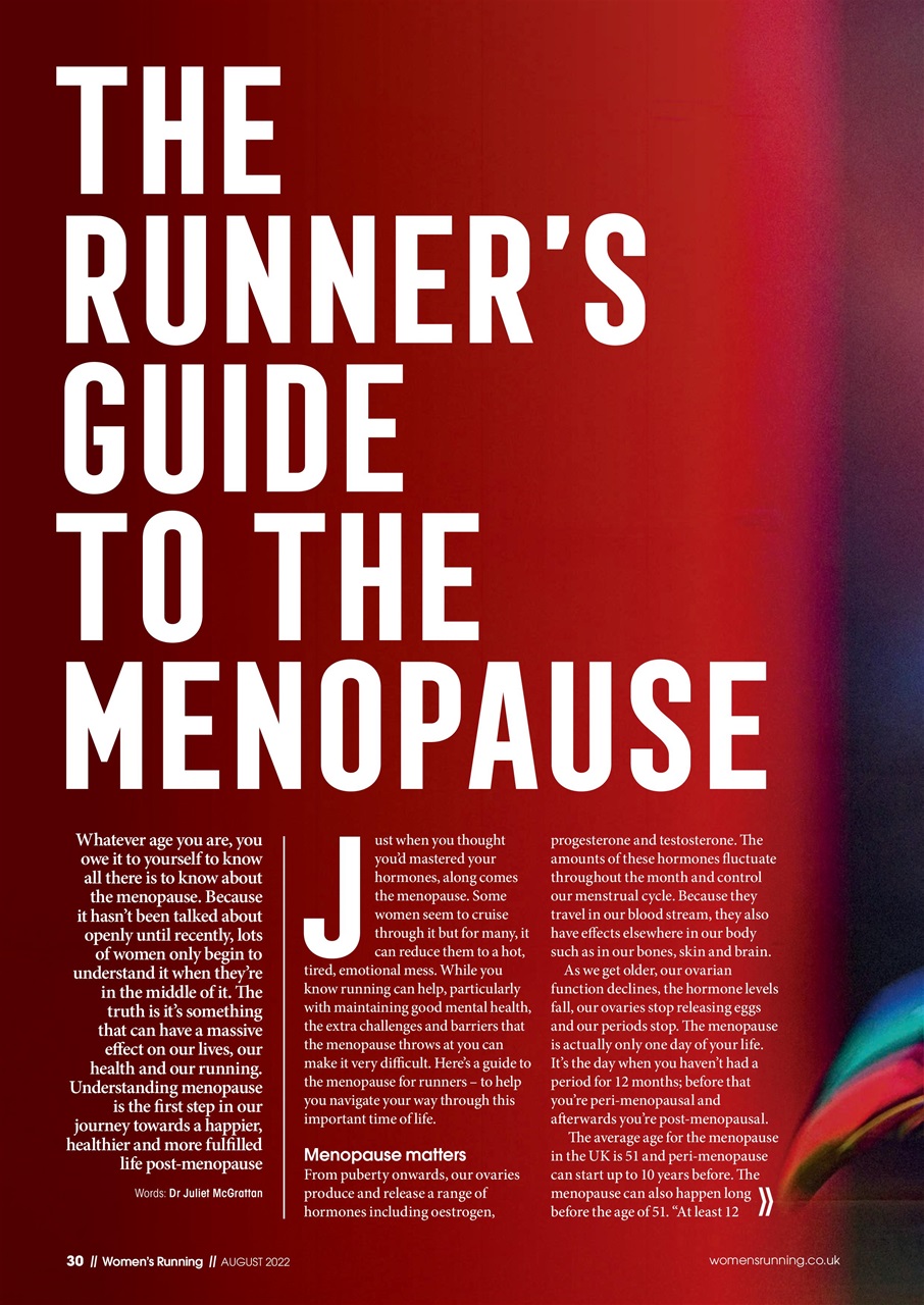 Women’s Running Preview Pages