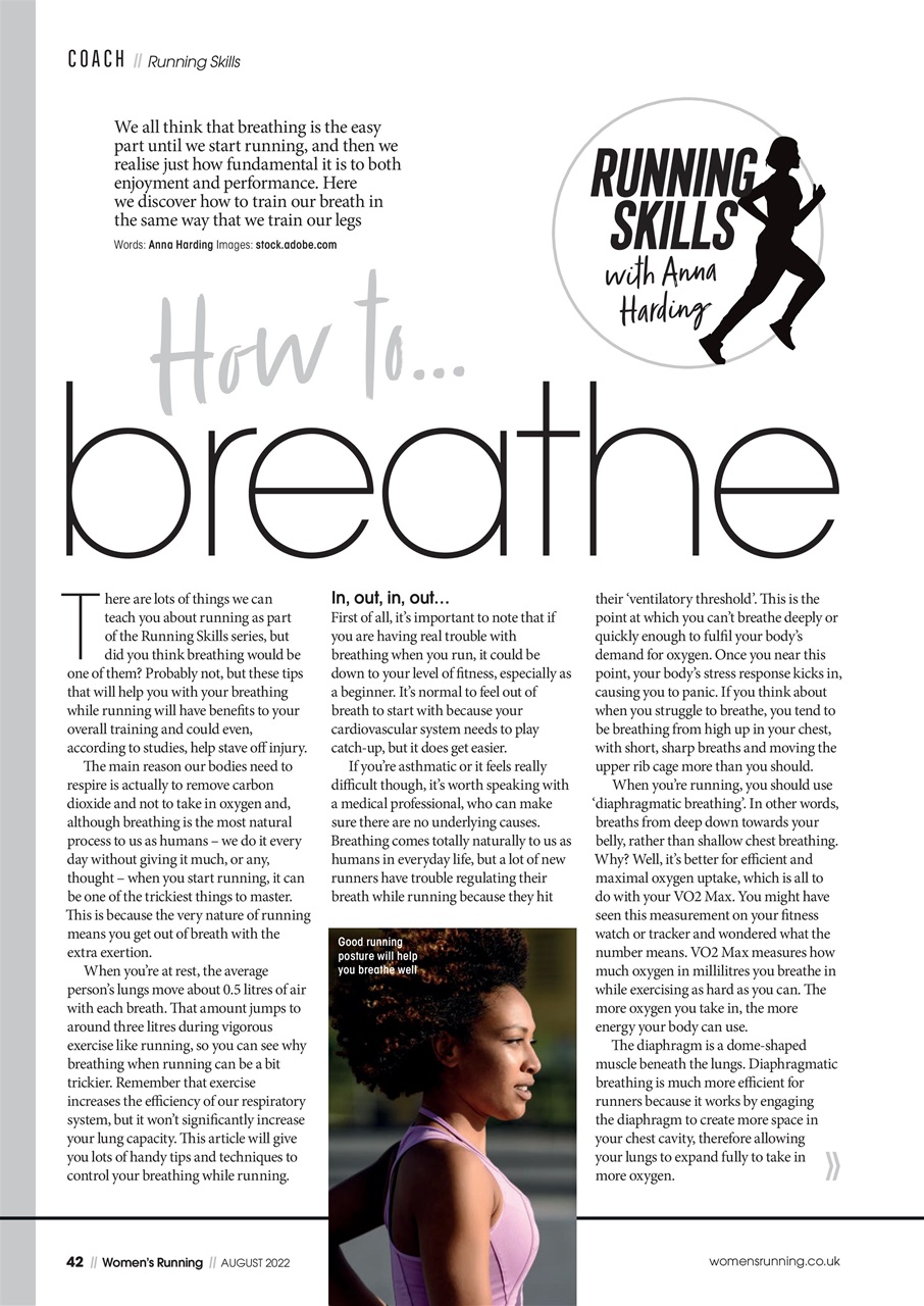 Women’s Running Preview Pages