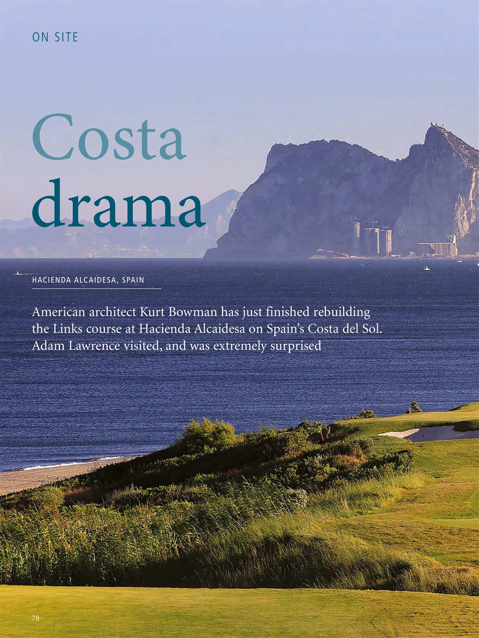 Golf Course Architecture Preview Pages