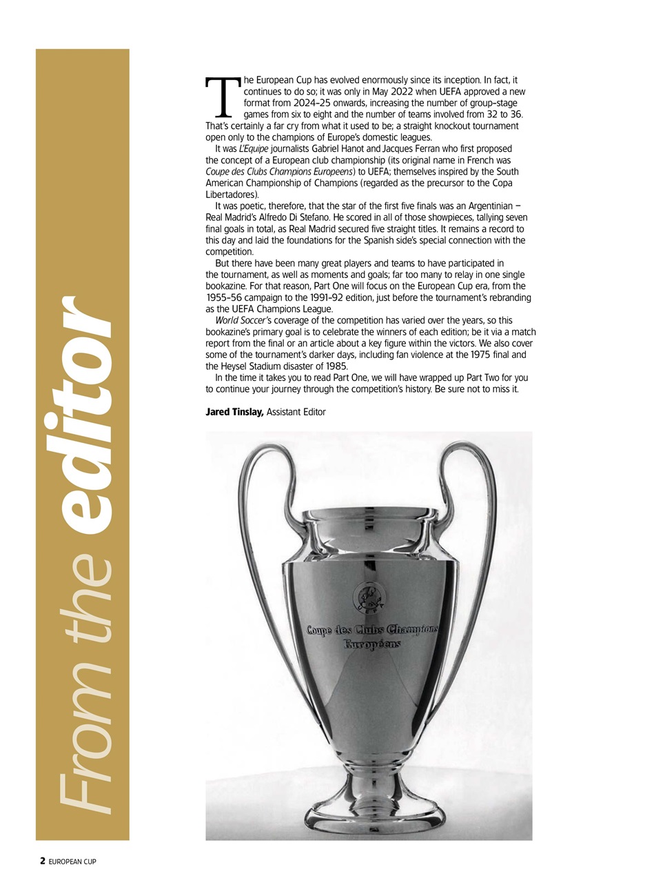 World Soccer Presents Preview Pages