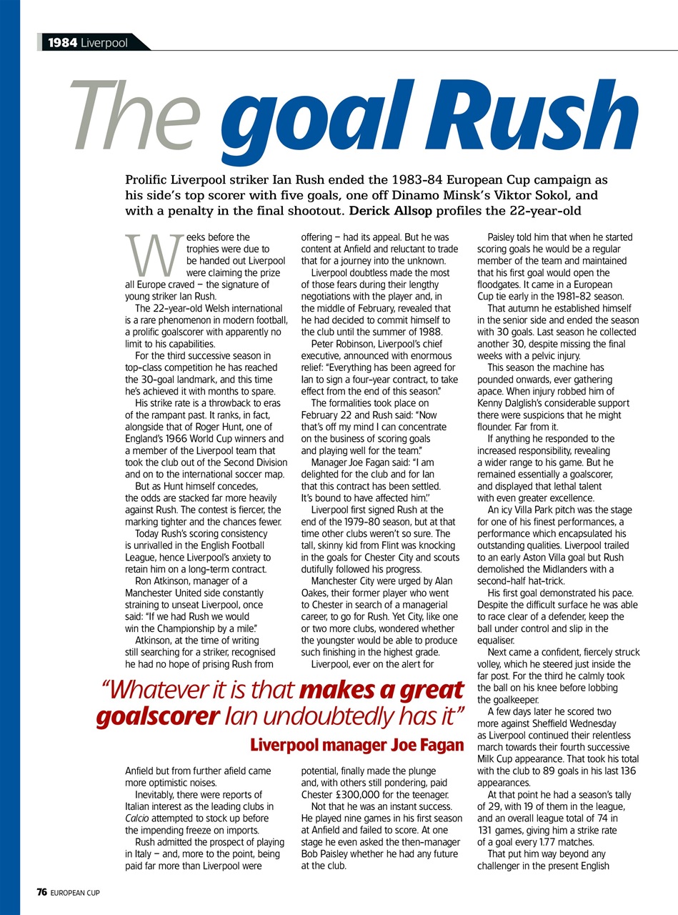 World Soccer Presents Preview Pages