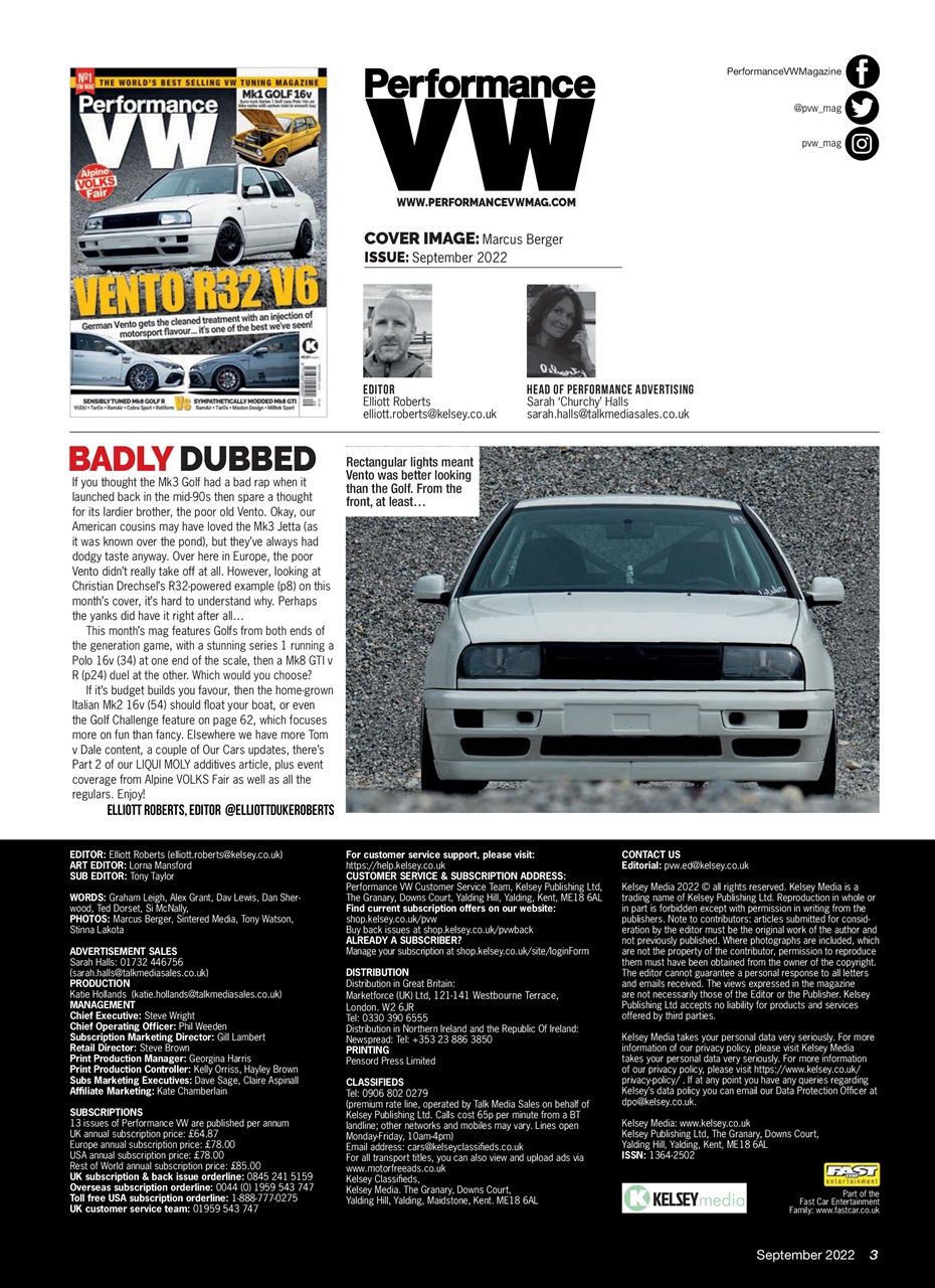 Performance VW Preview Pages