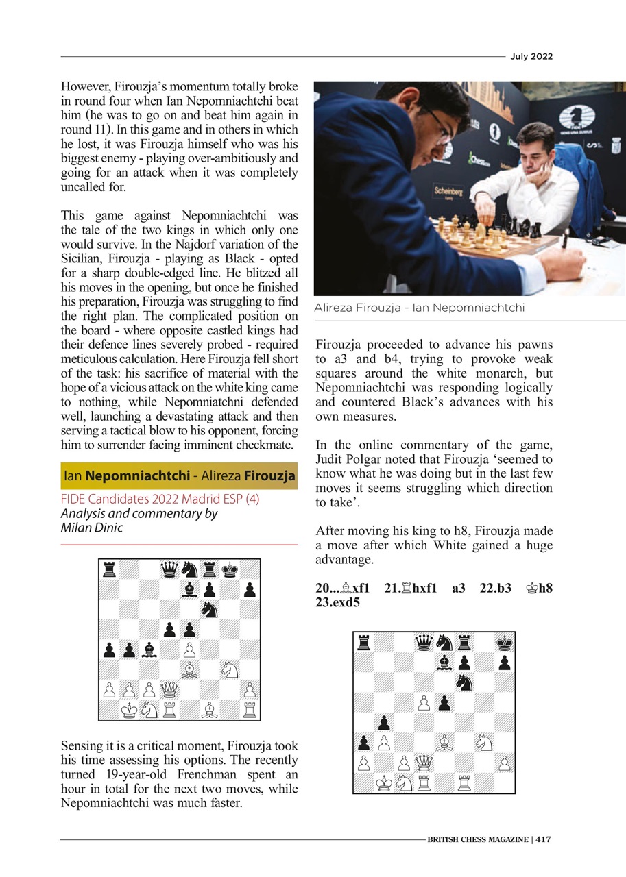 British Chess Magazine Preview Pages