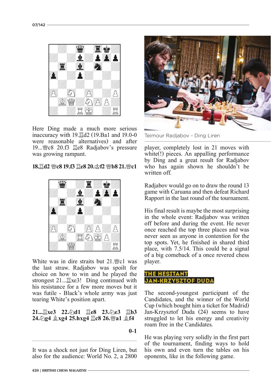 British Chess Magazine Preview Pages