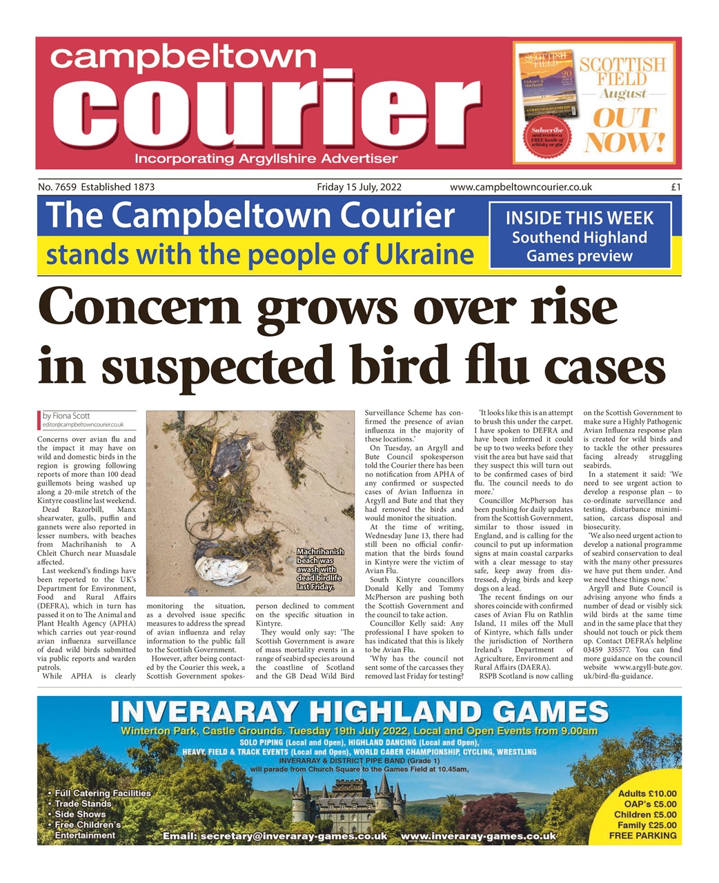 Campbeltown Courier Preview Pages