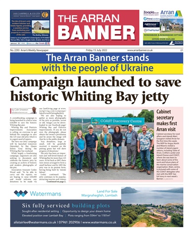 Arran Banner issue 15/07/2022