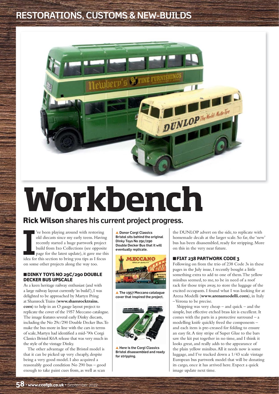 Diecast Collector Preview Pages