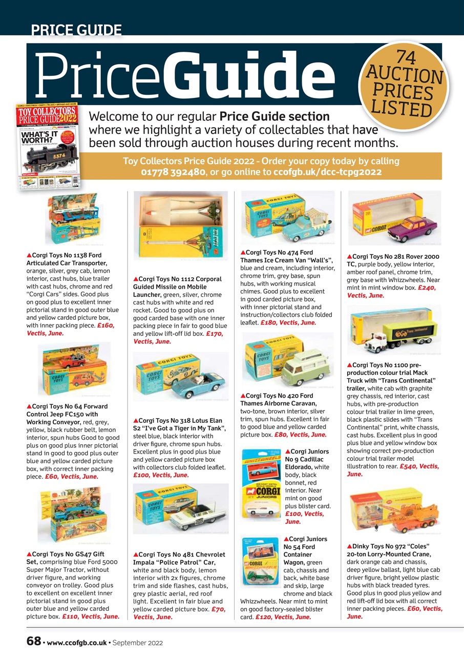 Diecast Collector Preview Pages