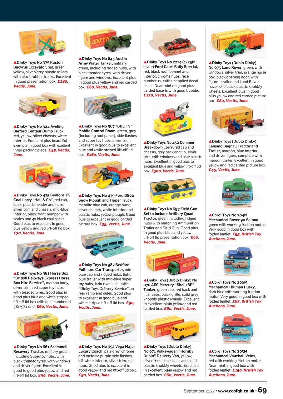 Diecast Collector Preview Pages