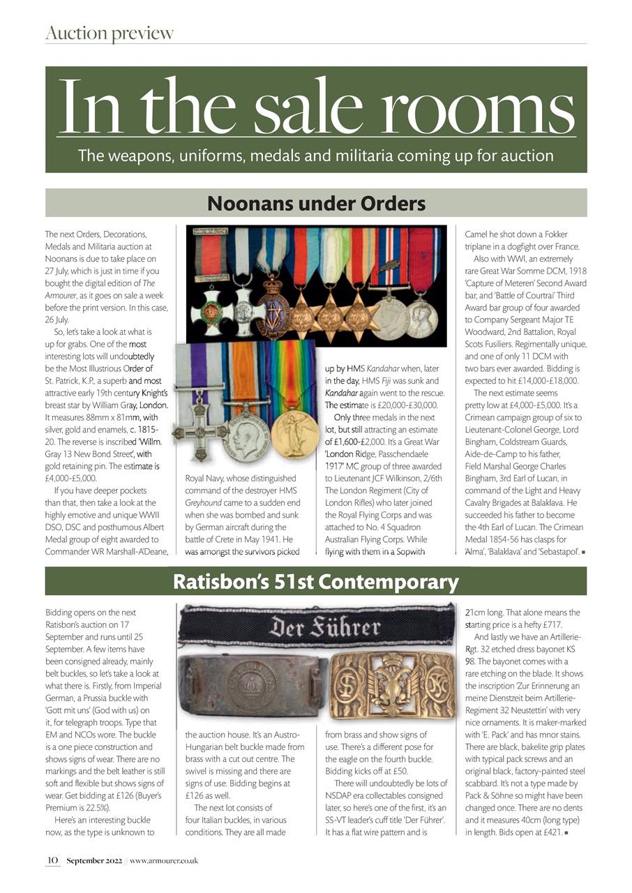 The Armourer Preview Pages