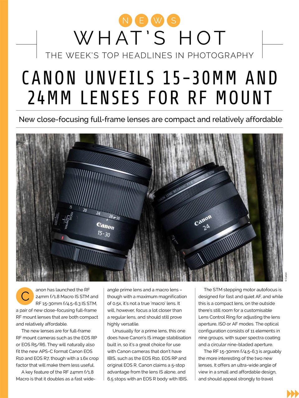 Photography Week Preview Pages