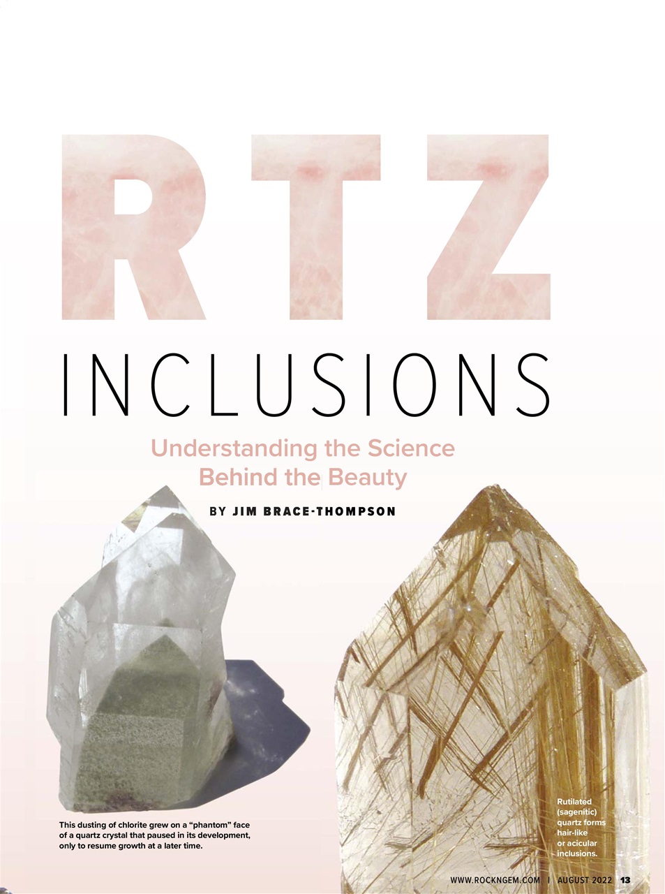 Rock&Gem Magazine Preview Pages