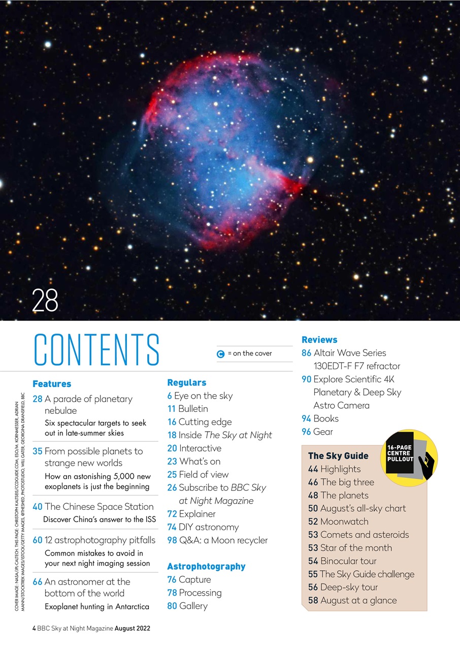 BBC Sky at Night Magazine Preview Pages