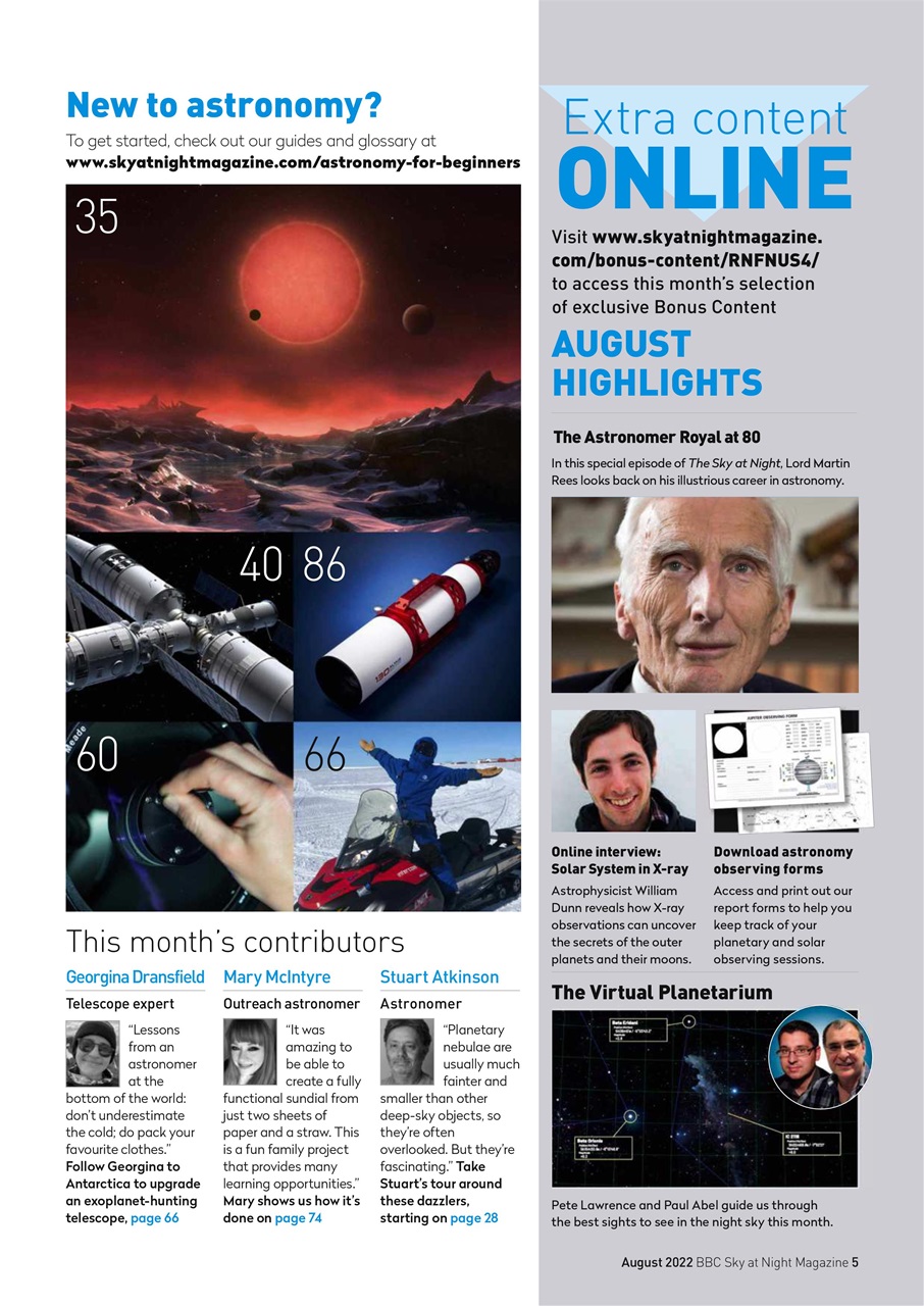 BBC Sky at Night Magazine Preview Pages