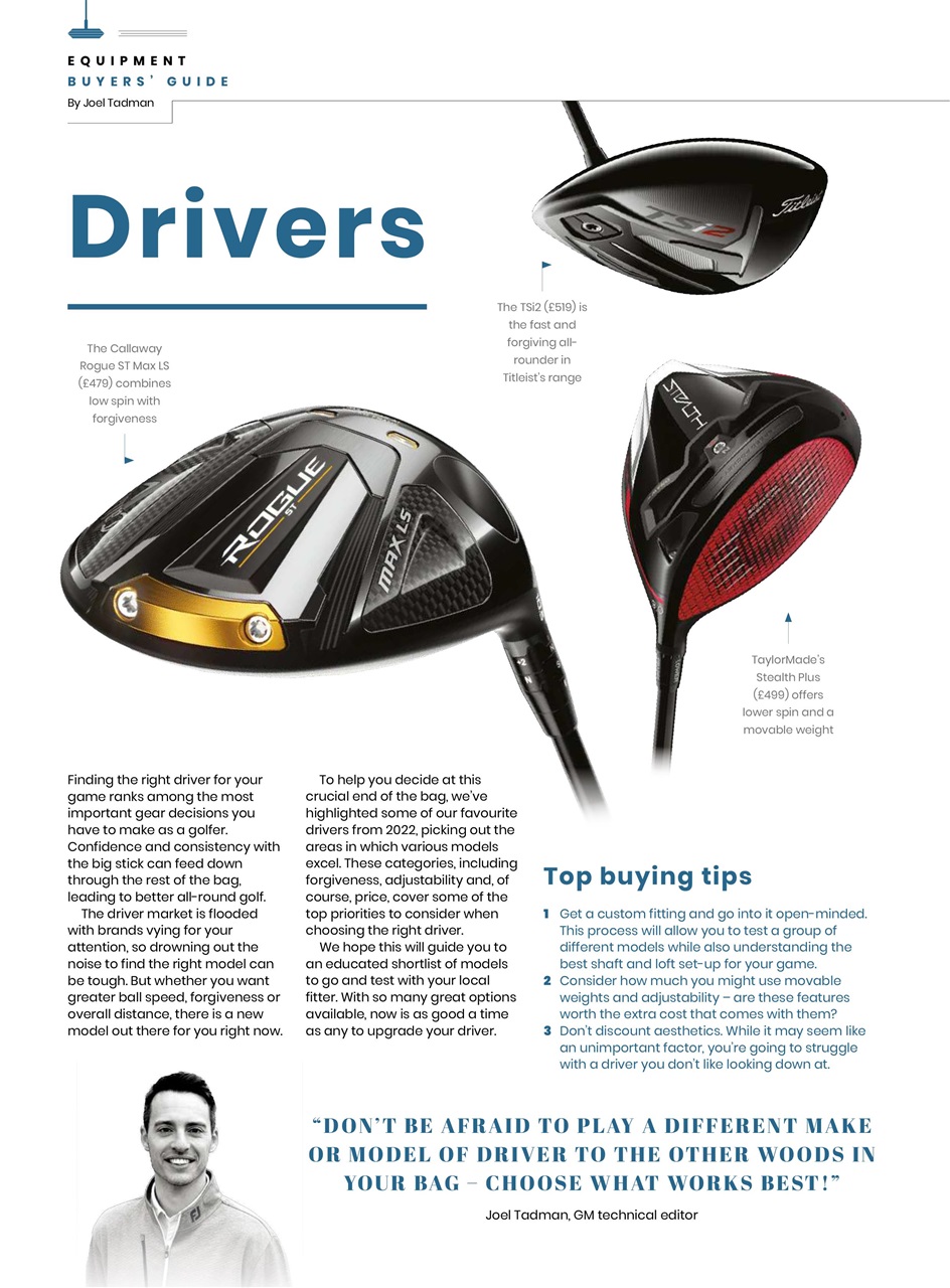 Golf Monthly Preview Pages
