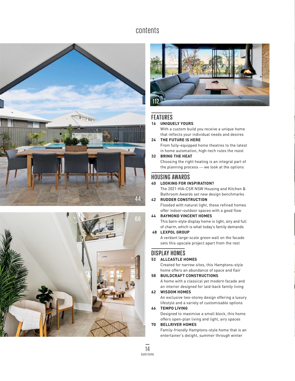 Build Home Preview Pages