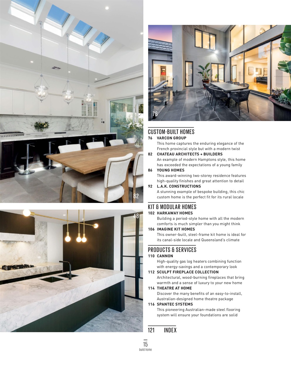 Build Home Preview Pages