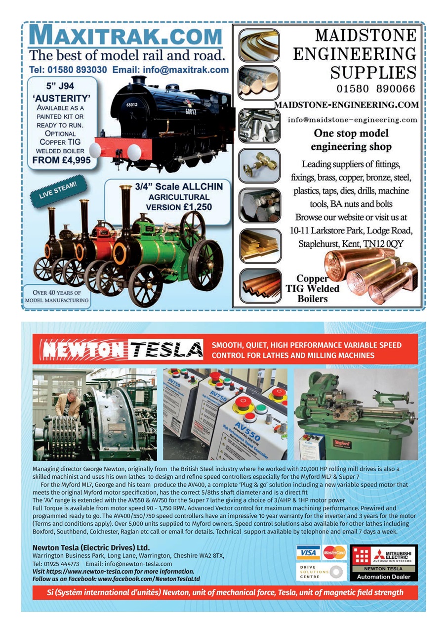 Model Engineer & Workshop Magazine Preview Pages