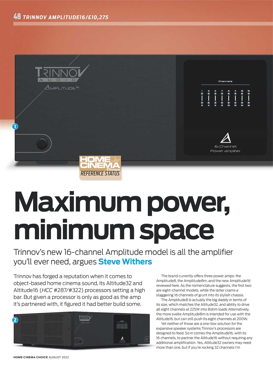 Home Cinema Choice Preview Pages