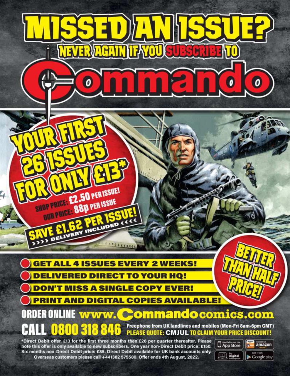 Commando Preview Pages