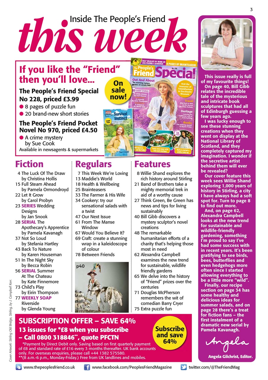 The People’s Friend Preview Pages