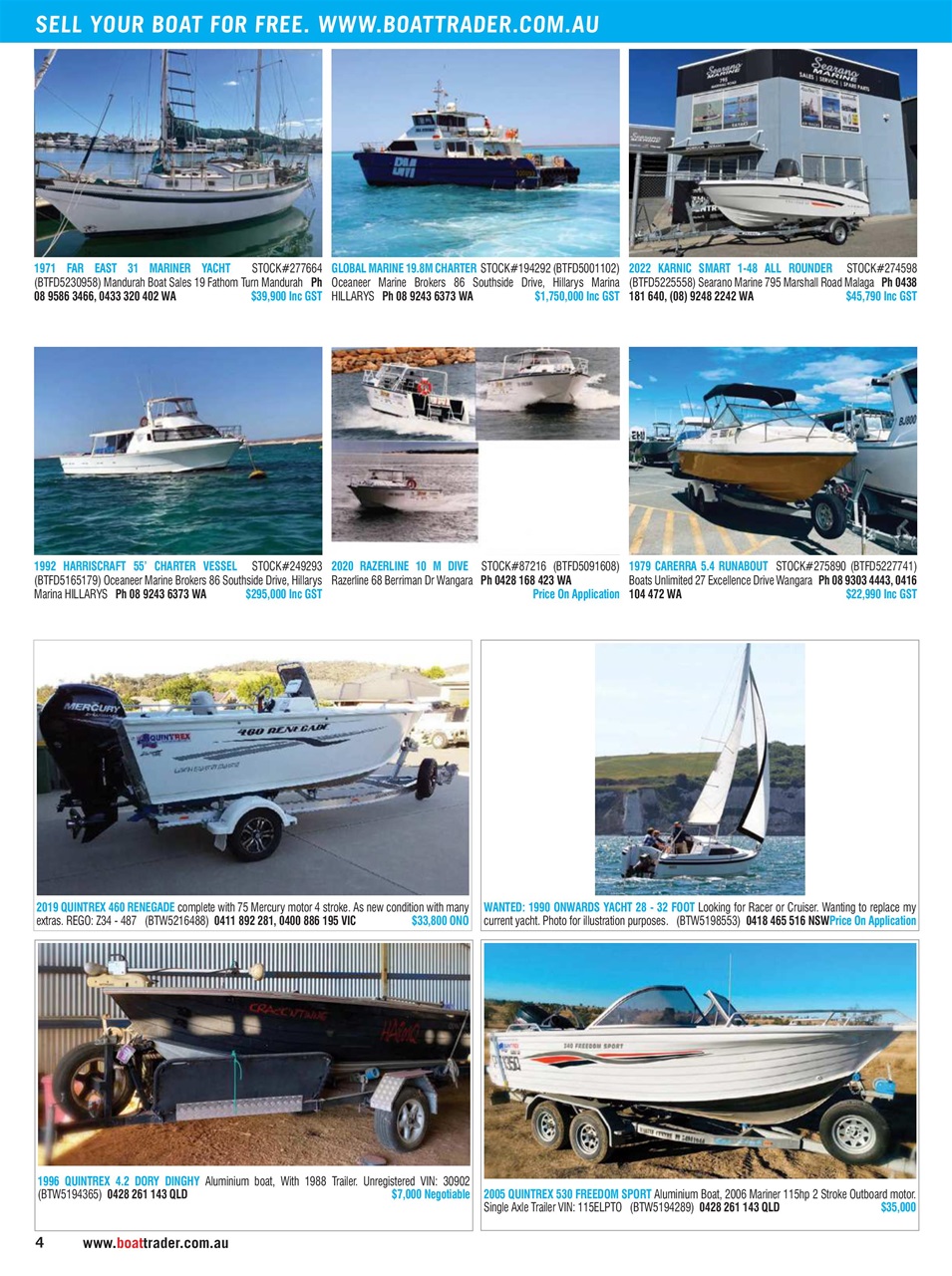 Boat Trader Australia Preview Pages