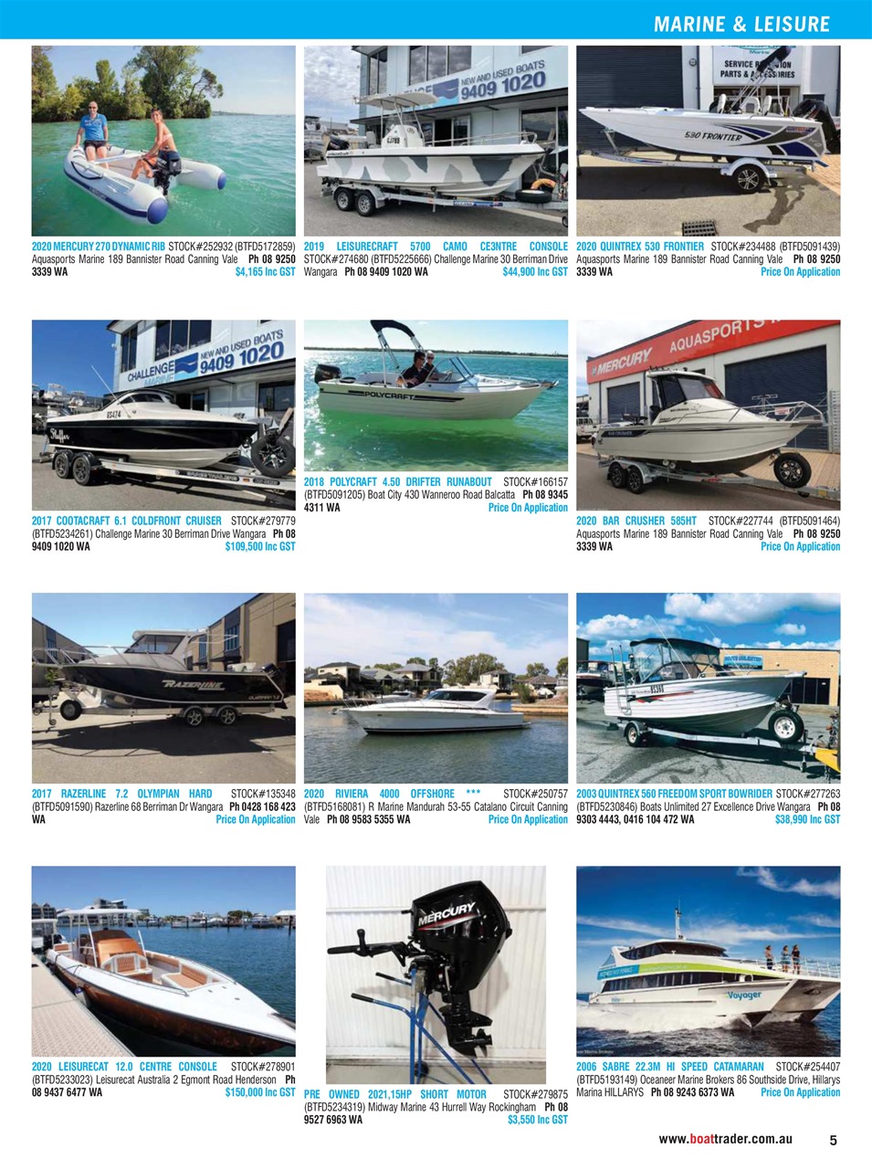 Boat Trader Australia Preview Pages