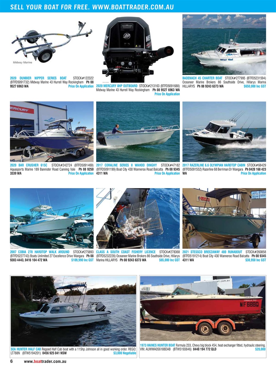 Boat Trader Australia Preview Pages