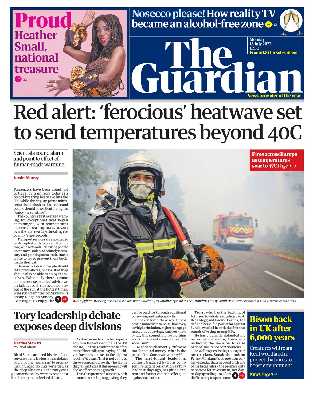 The Guardian Newspaper Preview Pages