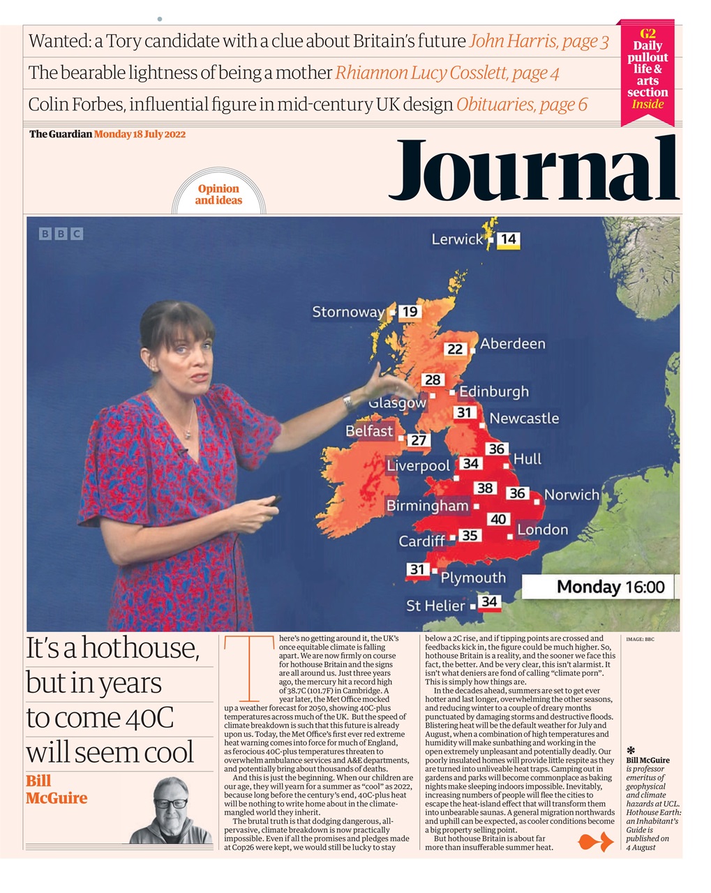 The Guardian Newspaper Preview Pages