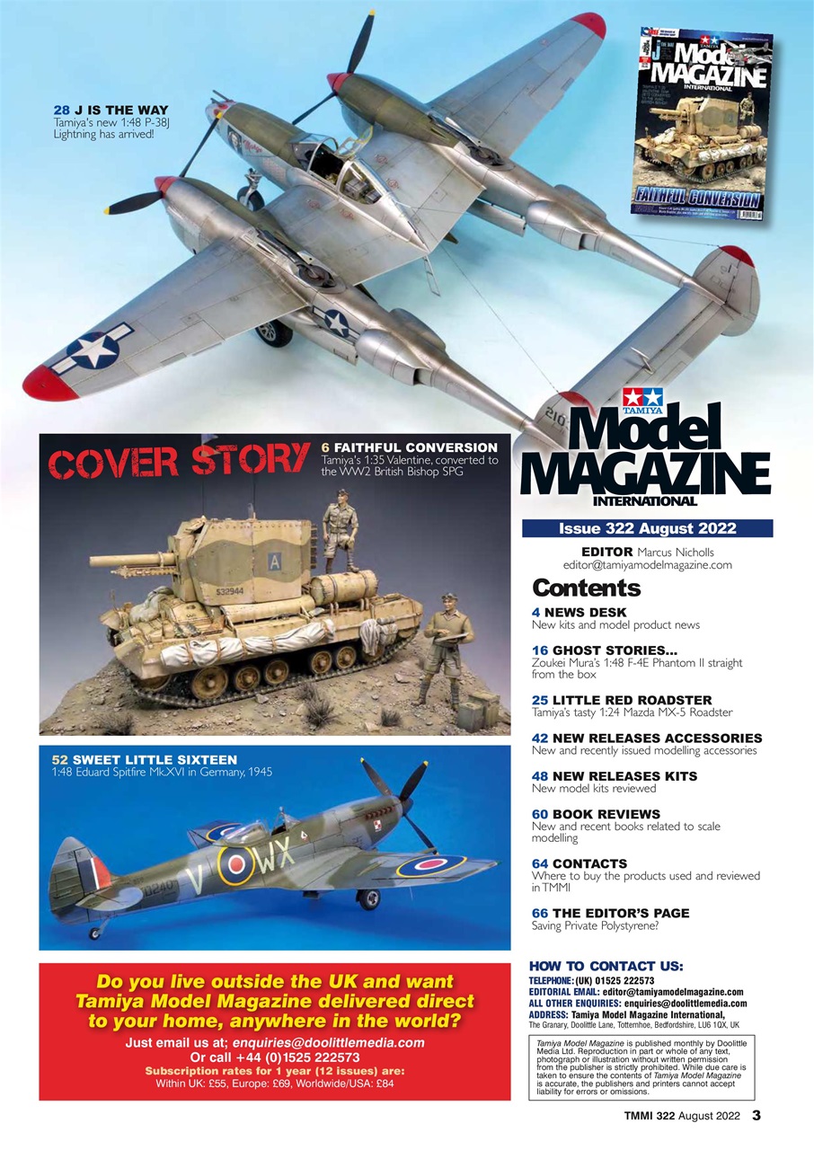 Tamiya Model Magazine Preview Pages