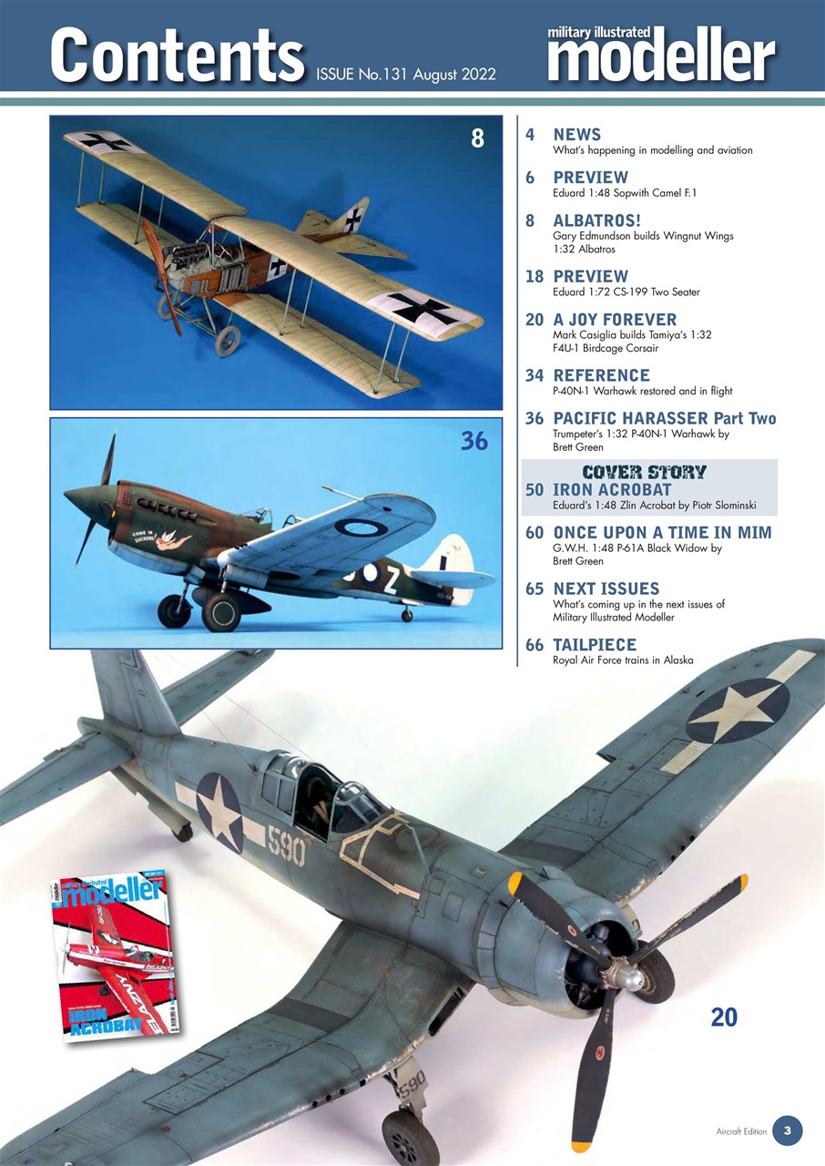 MIM: Aircraft Edition Preview Pages