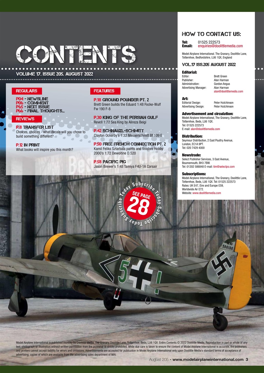 Model Airplane International Preview Pages