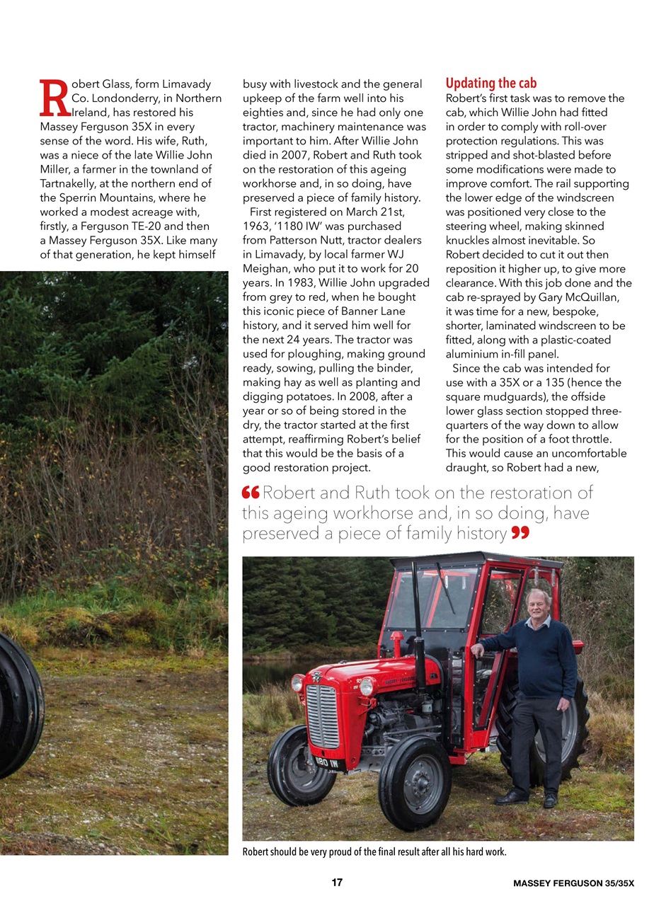 Ferguson & MF Tractor Collection Preview Pages
