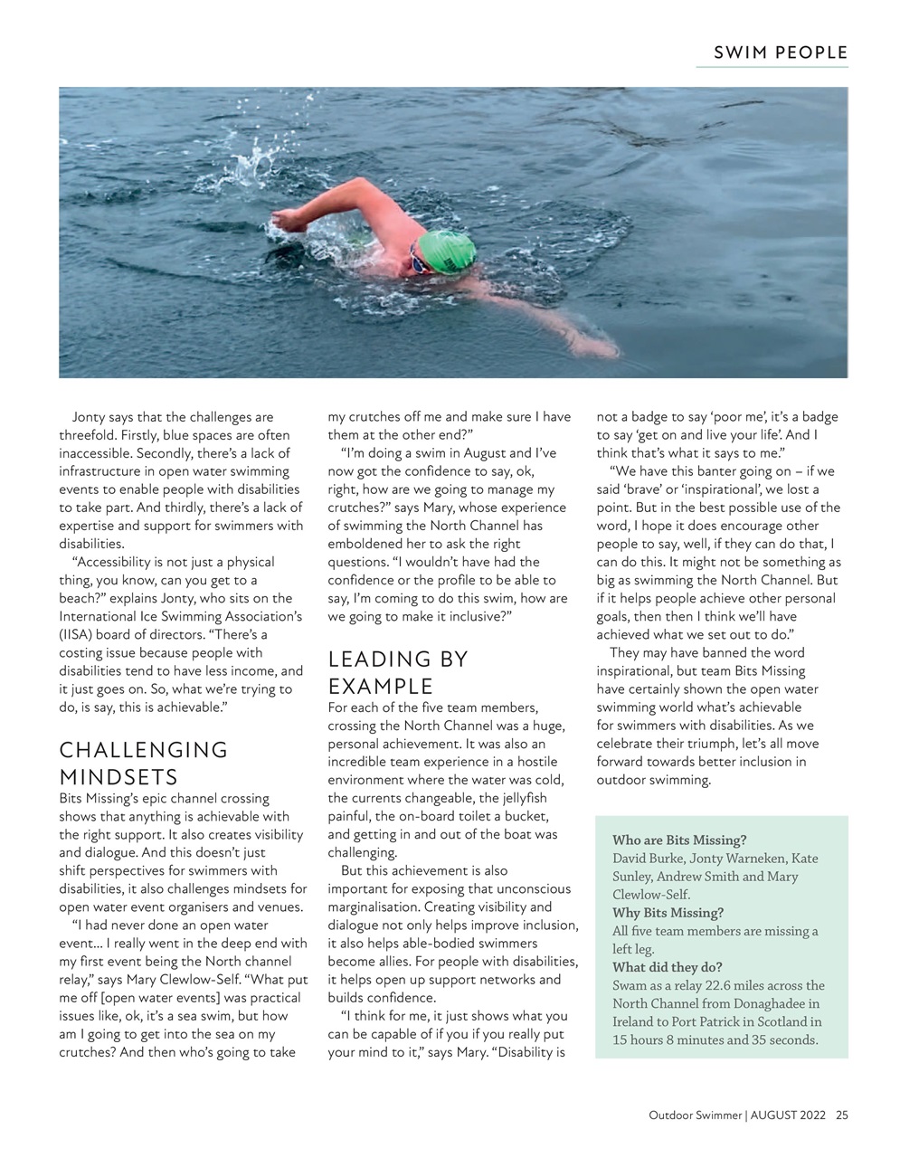Outdoor Swimmer Preview Pages