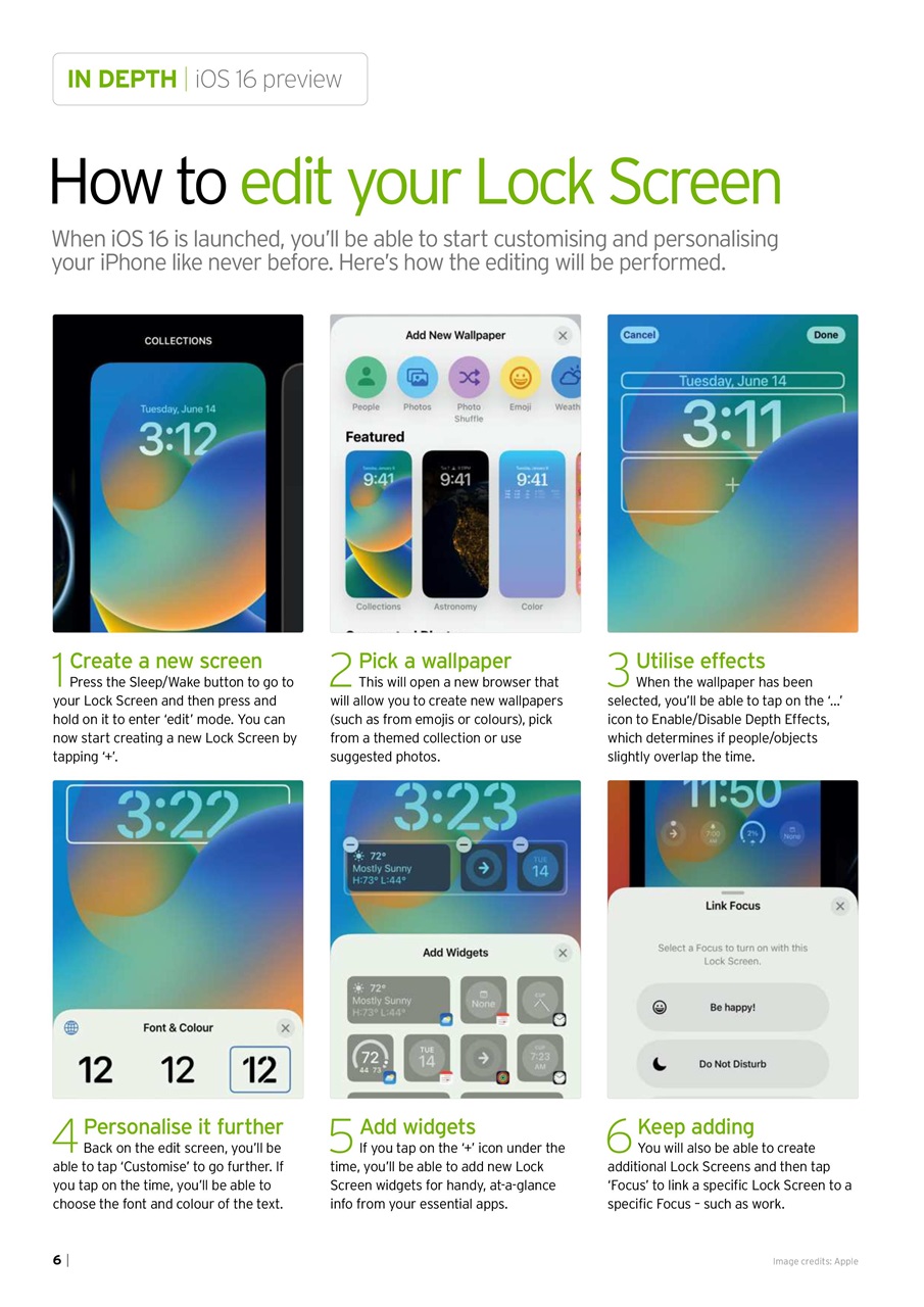 iPhone User Preview Pages