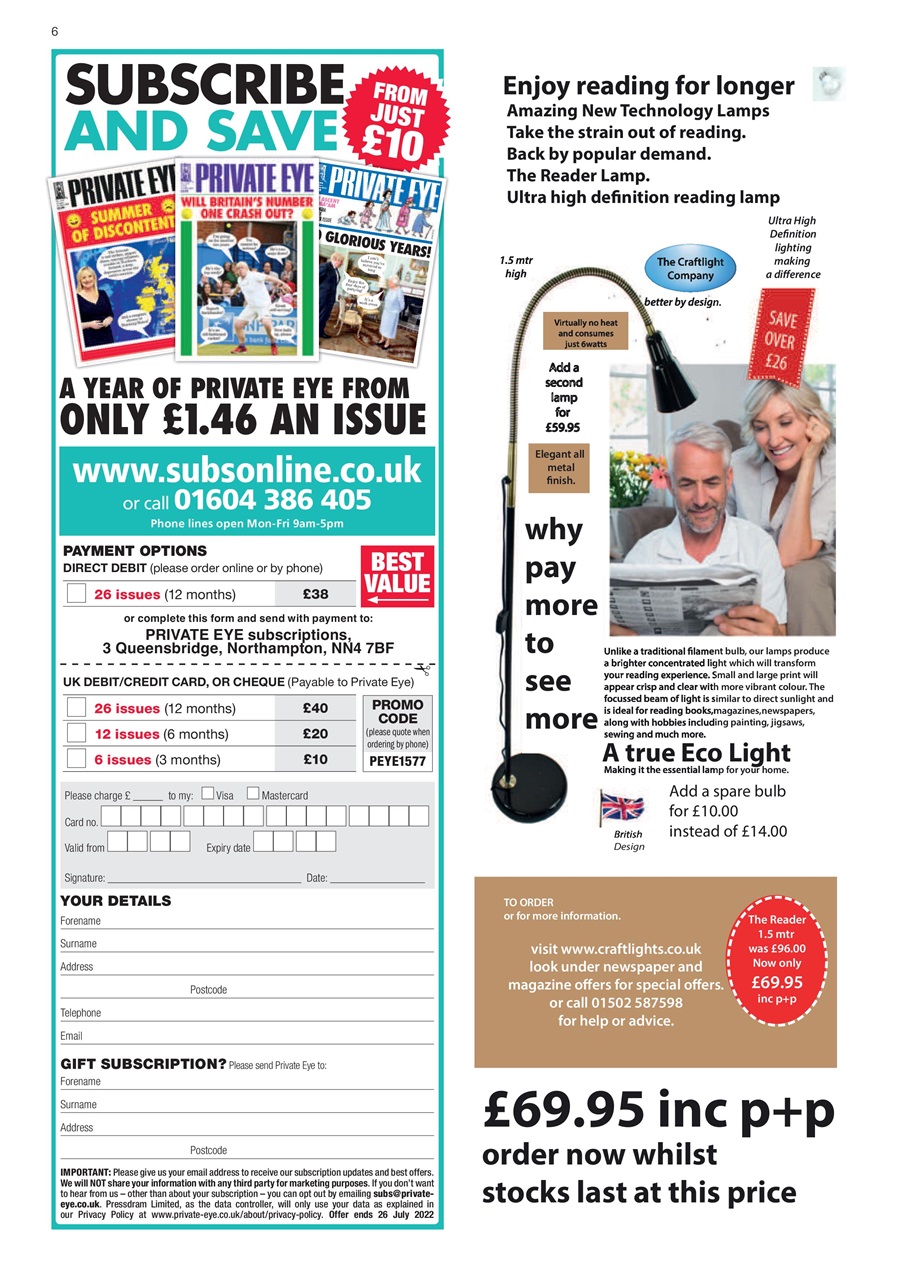 Private Eye Preview Pages