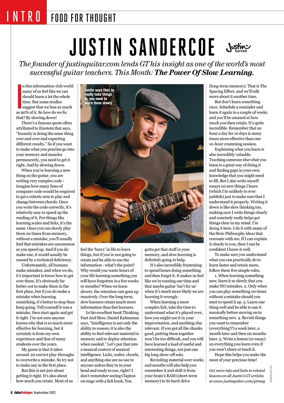 Guitar Techniques Preview Pages