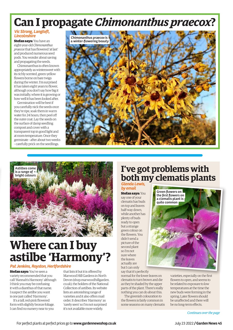 Garden News Preview Pages