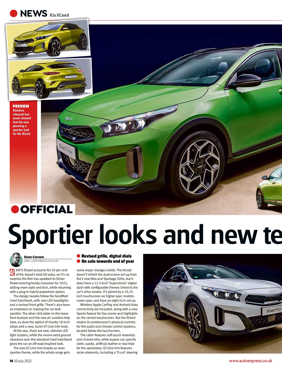 Auto Express Preview Pages