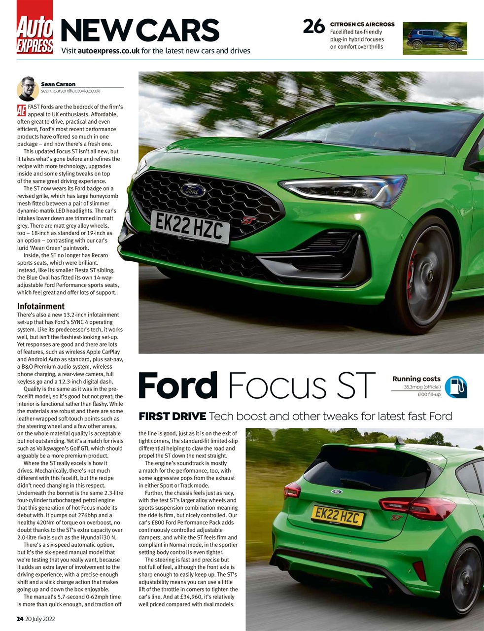 Auto Express Preview Pages