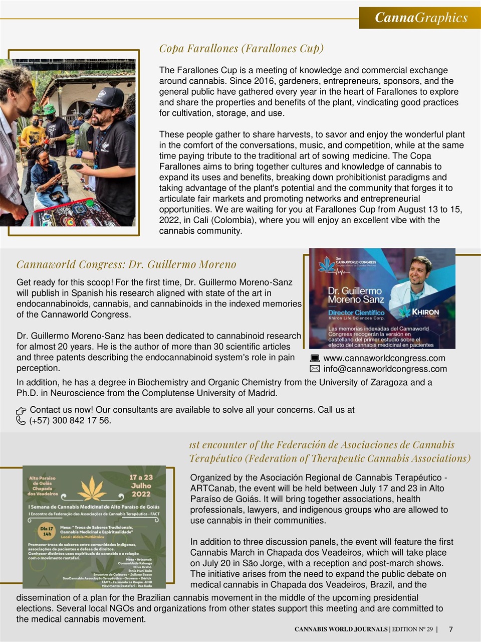 Cannabis World Journals Preview Pages