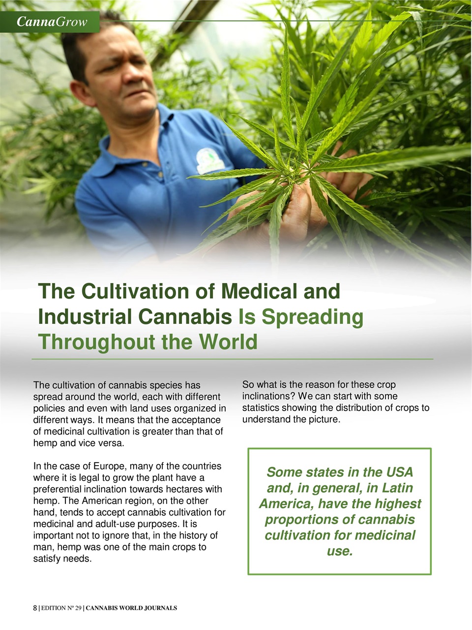 Cannabis World Journals Preview Pages