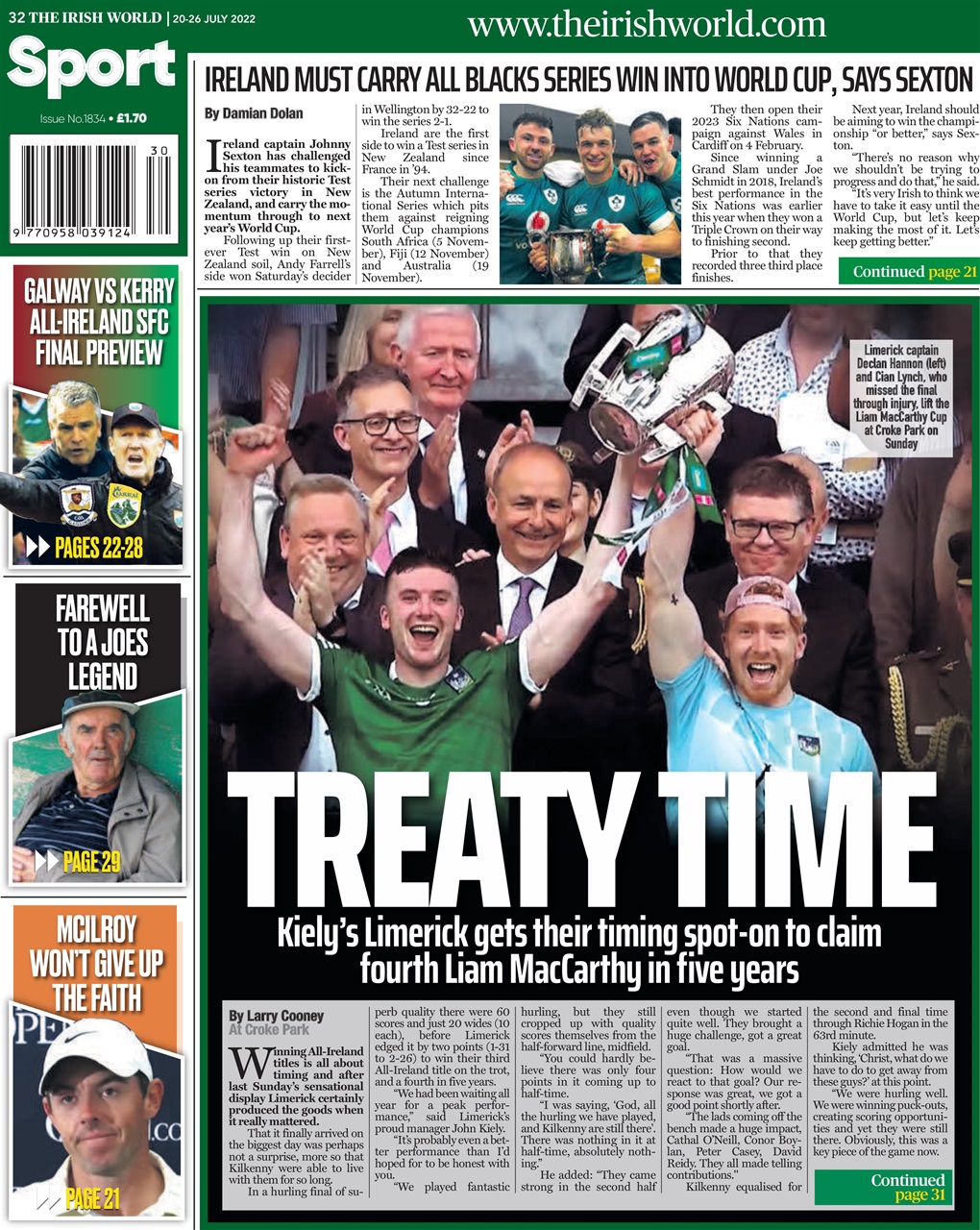 Irish World Preview Pages