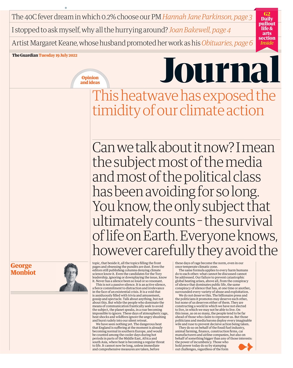 The Guardian Newspaper Preview Pages